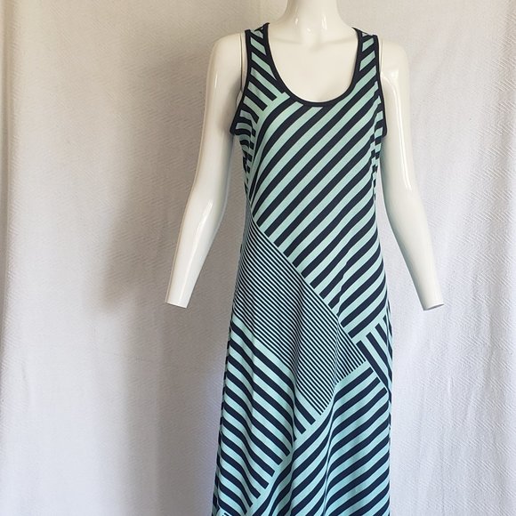 Faded Glory Striped Maxi Tank Dress - Picture 4 of 7
